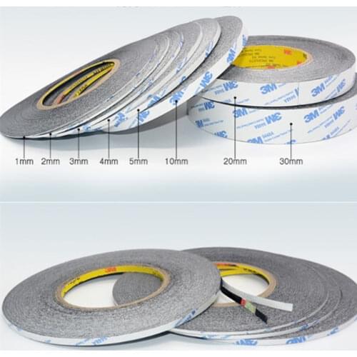 1mm-10mm*50 Meters Ultra Thin & Slim Black Double Sided Adhesive Tape for Mobile Phone Screen LCD Display Digitizer Repair