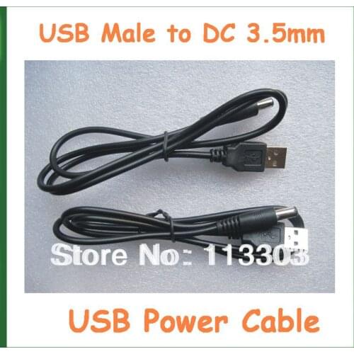 20pcs USB Male to DC 3.5x1.35mm Charger Cable for Tablet Ainol Crystal Fire Flame Aurora II ELF II Small Speaker Power DC Cable