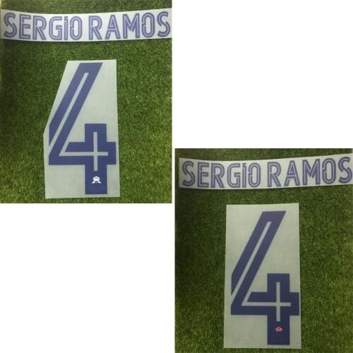 2020 Sergio Ramos Nameset Hazard Kroos Modrc Benzema Isco Nameset Printing Customize Any name Number