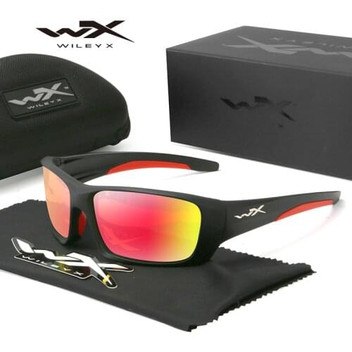 2021 Wiley X brand mens and womens Sports Sunglasses Polarized wileyx goggles outdoor glasses with sunglasses protection box