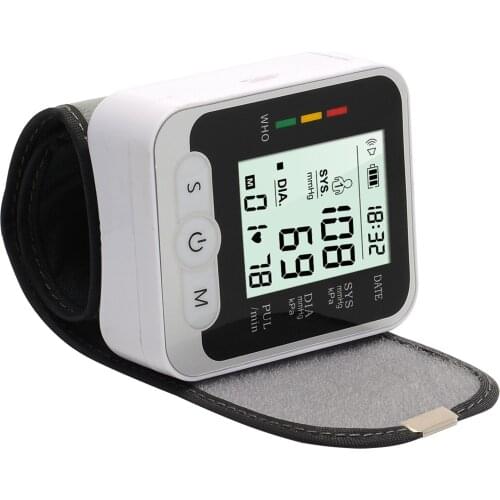 Wrist Automatic Tonometer Pulse Rate Meter Systolic / Diastolic Digital Sphygmomanometer Health Care Blood Presssure Monitor