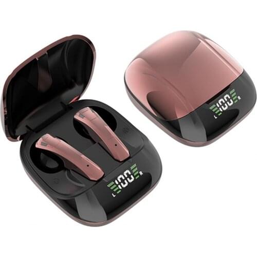 30pcs E68 TWS Wireless Bluetooth 5.0 Earphones Stereo In-Ear Noise Reduction IPX6 Sport Waterproof Led Gaming earphone With Mic