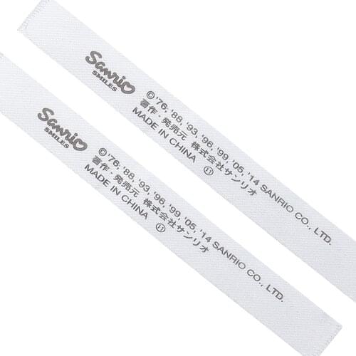 Free Shipping 500Pcs/Lot Custom Own Logo Clothing Woven Labels for Shoes sewing name Label with Printed Care Label Tags