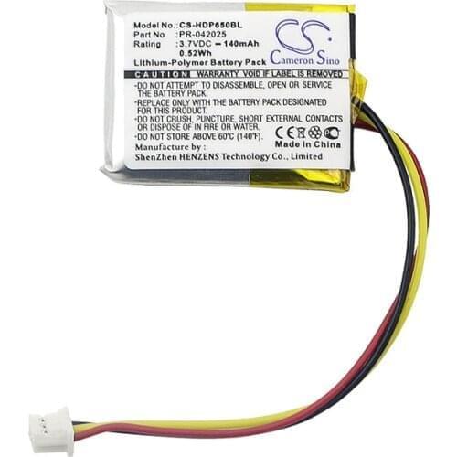 Cameron Sino 140mAh Battery PR-042025 for Dolphin 6500EP, for Handheld Dolphin 6500EP