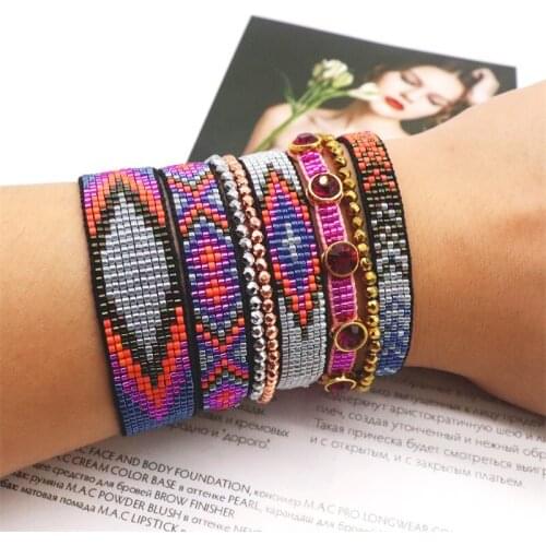 ZHONGVI Boho Miyuki Colorful Beach Bracelets For Women Trendy Charm Seed Beads Bracelet Female Pulseira Jewelry Friendship Gift