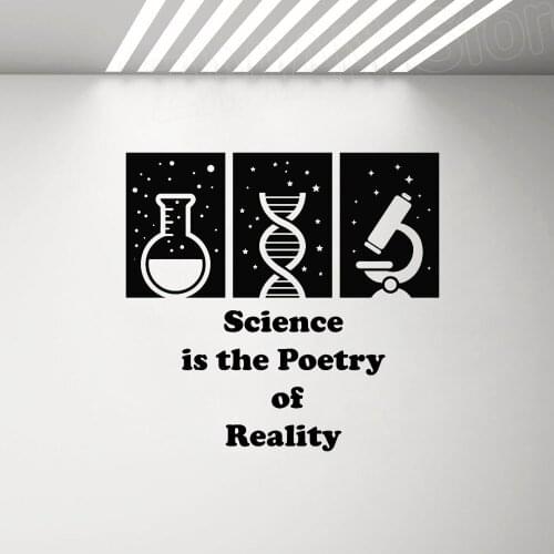 Science Lab Quote Vinyl Wall Decal School Class Scientific Decor Stickers Bedroom Living Room Art Sticker Chemistry A294