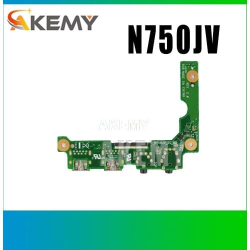 New! for ASUS N750J N750JK N750JA N750JV Laptop Audio usb IO board Interface board