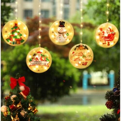 Christmas Lights LED String Lights Novelty Decorations Hanging Lights Home Decoration Curtain Lights Christmas Tree Ornaments