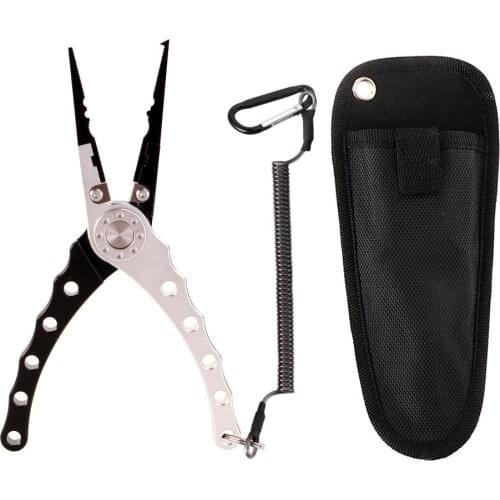 Fish Grabber Plier Controller Practical Fishing Gripper Gear Tool ABS Grip Tackle Holder Fish Clamp with Adjustable Rope