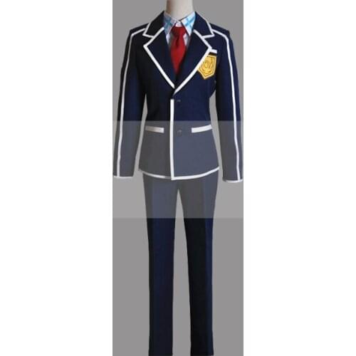 Customize SAO Kirito School Uniform Cosplay Costume Outfit