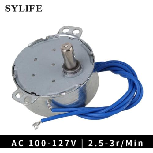 Synchronous Motor Robust 5x5x2cm 50/60Hz AC 100-127V 4W 2.5-3RPM CW/CCW TYC-50