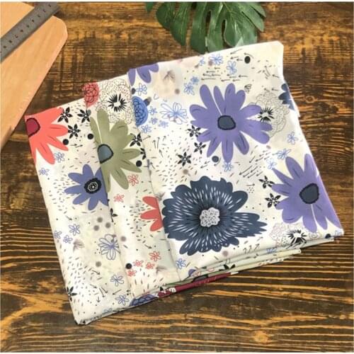 Cloth Chiffon Printed Clothing Fabric Thin Dress Shirt Clothing Fabric New Style Hot Selling South Korean Silk/1 M