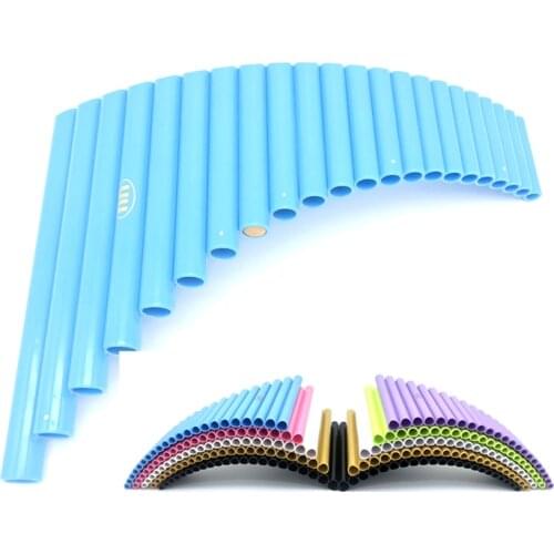 High Quality PanFlute 22 Pipes ABS Material Flauta Panpipe Right / Left Hand Handmade Folk Musical Instrument Pipe Dizi
