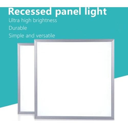 Ultra Thin Led Panel Light 18W Ceiling Lamp Indoor Recessed High Brightness Round/square Downlight 30X30Cm for Office 300X300Led