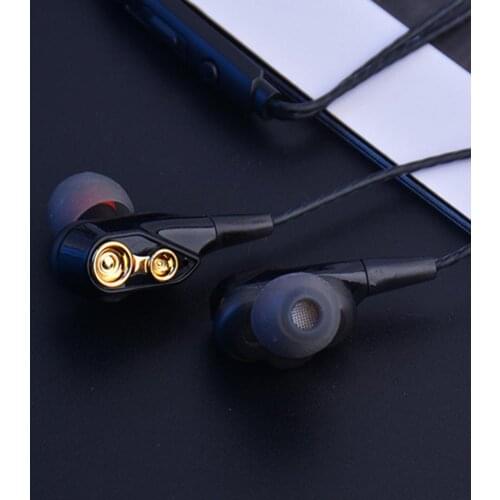 R17 Universal 3.5mm Plug Dynamic Wired Heavy Bass HiFi In-ear Earphone with Mic