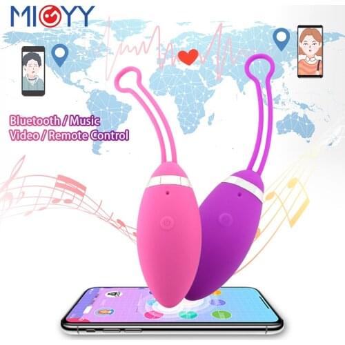 Bullet Vibrator Eggs Bluetooth Love Egg Vibrator Wireless App Remote Control Vibrating Eggs G- Spot Clitoris Stimulator Sex Egg