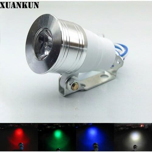 XUANKUN Electric bicycle motorcycle headlight led headlight small spotlights atmosphere light flash lamp reversing light