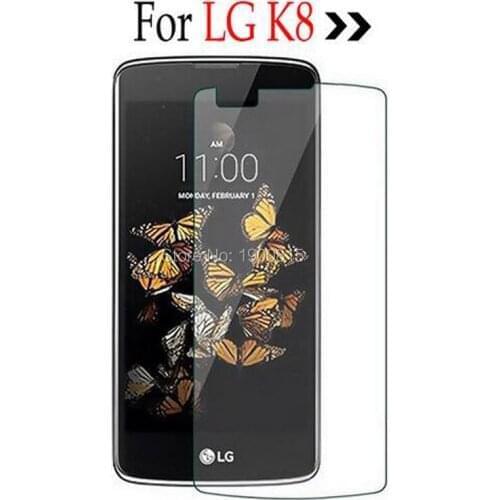 2pcs For LG K8 Tempered Glass For LG K8 K 8 Lte K350 K350N K3500E Screen Protector Cover Protective Film Case Shield Guard