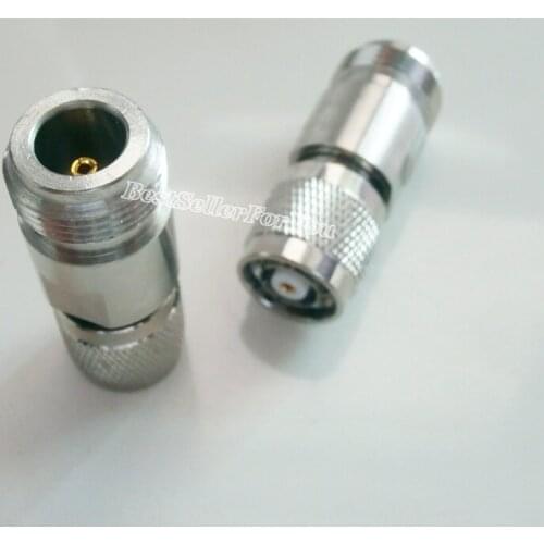 1Pcs N Female To RPConnector TNC RP Connector TNCmale (female Pin) Straight WLAN Antenna Adapter Connector