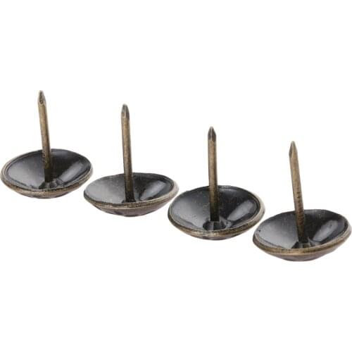 10PCS Retro Honeycomb-Shaped Jewelry Boxes/Sofa/Drum Nails/Decorative Nails Red/Bronze Thumbtack/Upholstery Nails 19*20mm