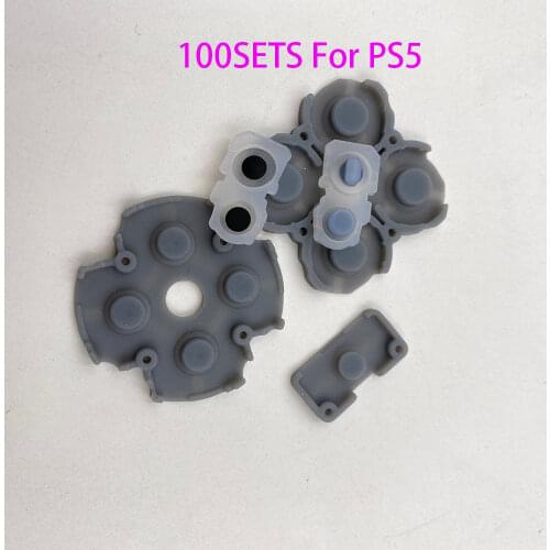 100SETS For PlayStation 5 PS5 Conductive Rubber Pads Controller Repair Parts D Pad