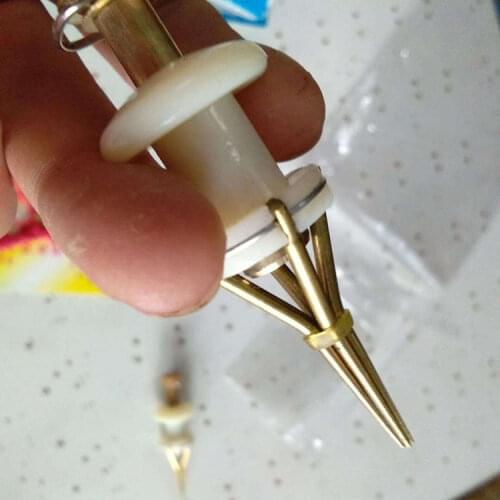 5second fast bundled red worm tool on the bait red worm special bait light rubber band Hanging red insect clips fast binding