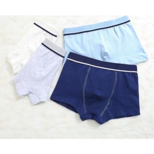 5pc Kids Boxer Modal Cotton Childrens Shorts Boys' Underwear Panties 2-10Y