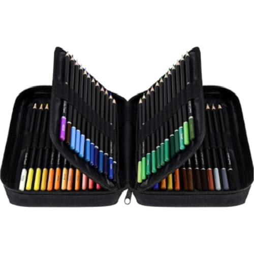 72 Colors Oily Color Pencils Professional Colored Pencils Drawing Set Wooden Colorful Pens To Paint Children Art Supplies