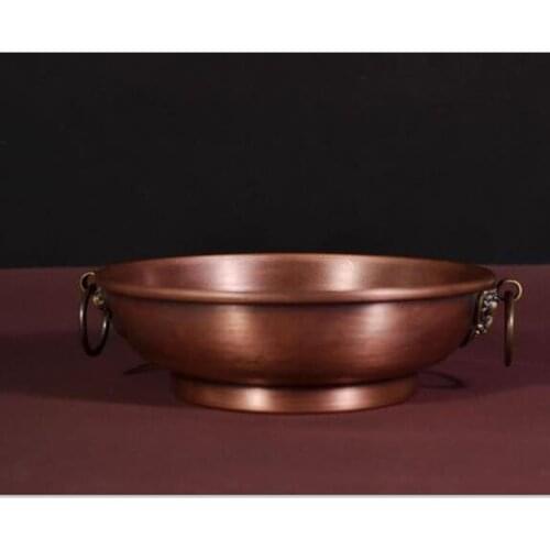 Buddhist Articles Antique Copper Tibetan Esoteric Buddihism Crafts Decorations Buddhist Home Office Sacred Dishes for Smoke