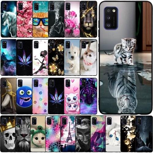 Case For Samsung Galaxy A41 Case Silicon Soft TPU Phone Cover For Samsung A41 GalaxyA41 A 41 A415 SM-A415 6.1" Cover Funda Coque