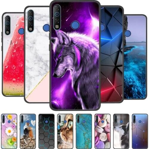 For TECNO Camon 12 Air Case Back Cover Phone Case For TECNO Spark 4 / Camon12 Coque soft Silicone tpu camon 12air Fundas Shell