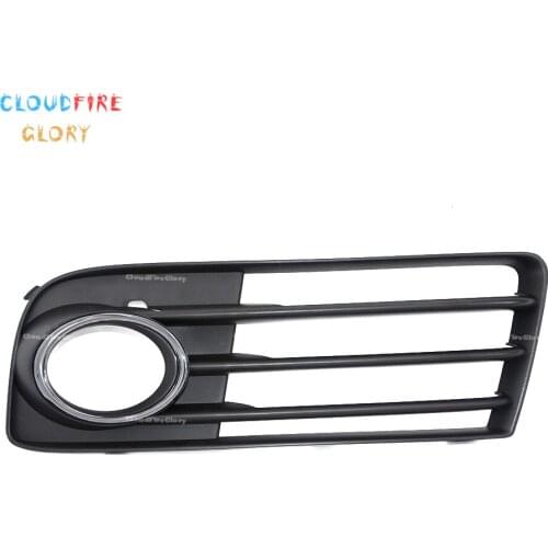 CloudFireGlory 8J0807681J Left Air Guide Grille Black Glossy Matt Chrome Trim For Audi TT 2011 2012 2013 2014