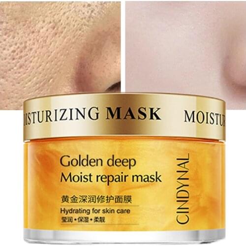 Face Mask Hydration Moisturizing Lifting Firming Repair Disposable Whitening Gold Hyaluronic Acid Beauty Unisex Skin Care 120g