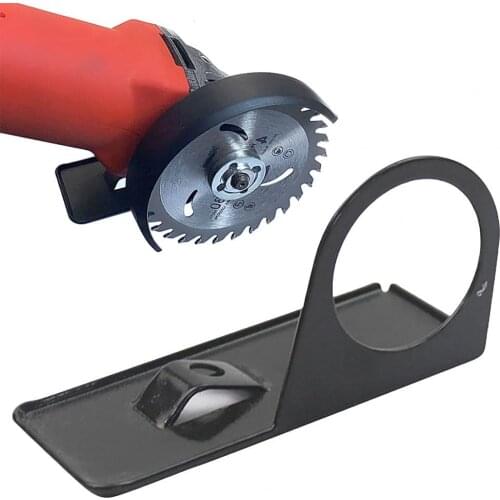 Metal Bracket Adjustable Stable Lightweight Angle Grinder Cutting Seat Rack Machine Conversion Tool for Indoor Grinder Support