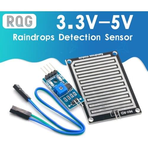 Snow/Raindrops Detection Sensor Module Rain Weather Module Humidity For Arduino