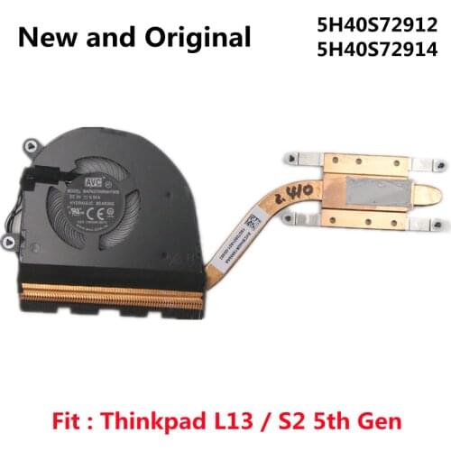 New Original CPU Cooling Fan Heatsink Radiator Cooler For Lenovo Thinkpad L13 Laptop FRU：5H40S72914