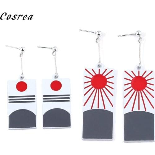 Wholesale Demon Slayer: Kimetsu no Yaiba Earring Kamado Nezuko Cosplay Earring Halloween Prop Kamado Tanjirou Earrings