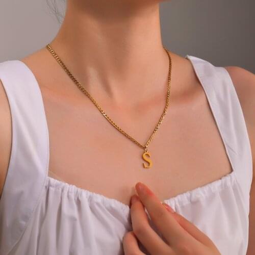 Acheerup 2021 Christmas Women Men Personalized Jewelry Stainless Steel Custom Name Pendant Necklaces Thicker Cuban Chain Gifts