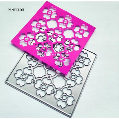 PANFELOU Hollow out flowers metal craft paper die cutting dies Scrapbooking/DIY Easter wedding Embossing mould cards
