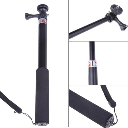 Action Camera Tripod Portable Sports Camera Monopod Telescoping Extendable Pole Handheld & Tripod Mount Selfie Stick for GoPro
