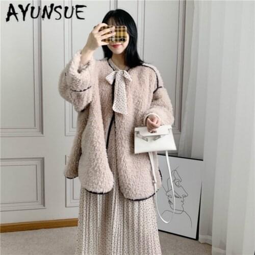Real Fur Coat Women 100% Lamb Fur Jacket Women Clothes 2020 Sheep Shearling Korean Autumn Winter Coat Women 818800 YY1910