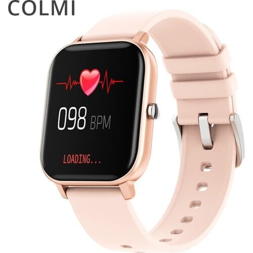 COLMI-P8 Smart Watch IPX7 Waterproof Heart Rate Monitor Multiple Sports Fitness Tracker Men and Women Fitness Tracker PK B57