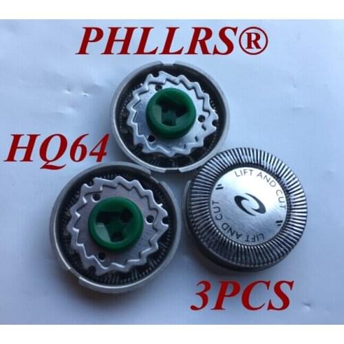3Pcs HQ64 razor blade replace Head for PHILIPS Shaver HQ64 HQ54 HQ5705 HQ5715 HQ5710 HQ6070 HQ6071 HQ6073 HQ7310 HQ7325