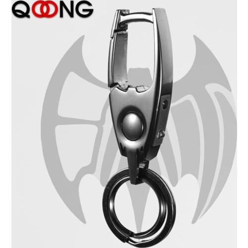 Custom Lettering 2 Style Metal Keychain Business Style LED Light Bottle Opener Multi-Function Car Key Chain Men Keyring SMT01