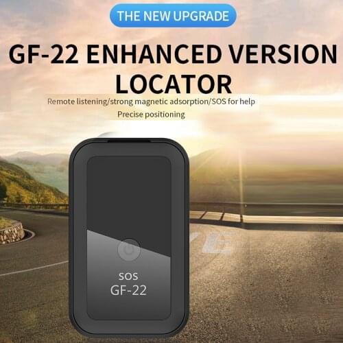 1PC Locator GF22 Car Auto GPS Tracker Strong Magnetic Small Location Tracking Device Anti-lost for Vehicle Child