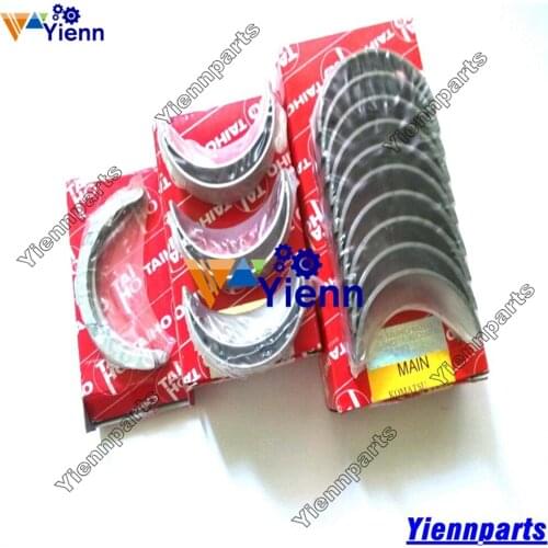3D82AE-3 3D82AE-5 3D82AE-6 Crankshaft And Connect Rod Bearing Set For Komatsu Engine PC28UU-2 PC27MR-3 Excavator Repair Parts