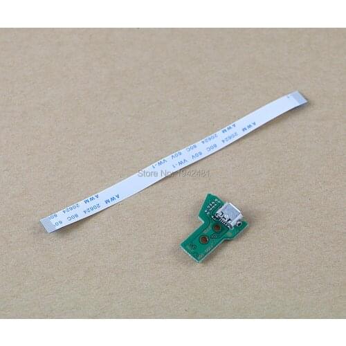 50sets/lot USB Charging Port Socket Board JDS-050 V 5.0 For PS4 pro Controller Dualshock 4 gamepad 12Pin Cable Repair Parts