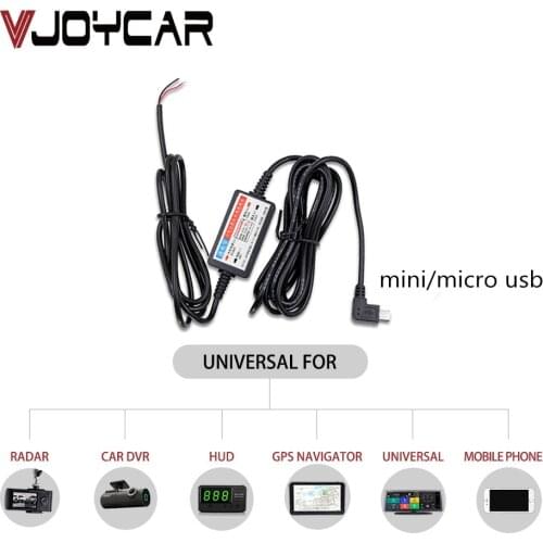Car USB Charger DC Converter Cable Micro Mini DC 36V-12V to DC 5V 2A 3M Charger Cord Auto Charging Kit for Car DVR ELM327 Cable