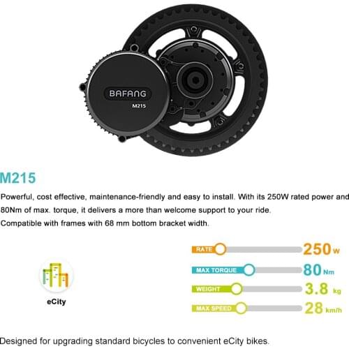 Ebike Bafang 36V 250W Mid Motor Kit With 15.6Ah 22.5Ah Lithium Battery Electric Bicycle Whole DIY Conversion Kits BBS01B Engine