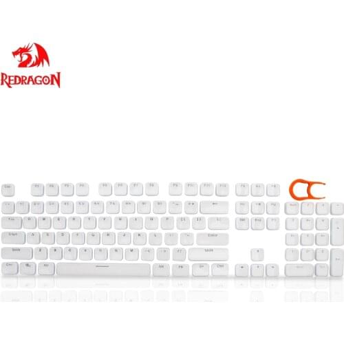 REDRAGON 104 Key Crystal mechanical keyboard key caps For Cherry MX style Including key-puller English US keycaps
